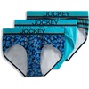 image:imageJockey Mens Underwear True Style Brief  3 PackBlooming FloralOcean SurfMystery Stripe