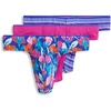 image:imageJockey Mens Underwear True Style Thong  3 PackRoyal Stripe