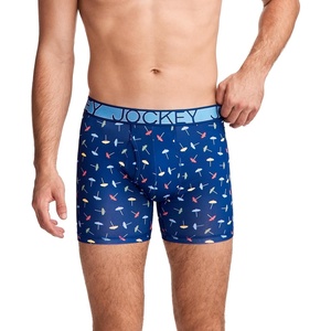 image:imageJockey Mens Underwear Active Microfiber 5 Boxer BriefUmbrella Toss