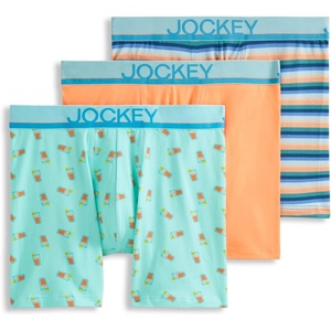 image:imageJockey Mens Underwear True Style 6 Boxer Brief  3 PackCold Midnight