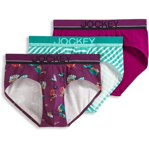 image:imageJockey Mens Underwear True Style Brief  3 PackCandy Royale