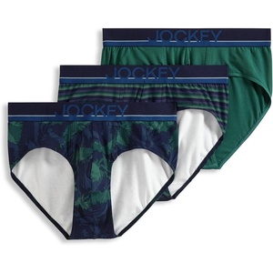 image:imageJockey Mens Underwear True Style Brief  3 PackRascal Stripe