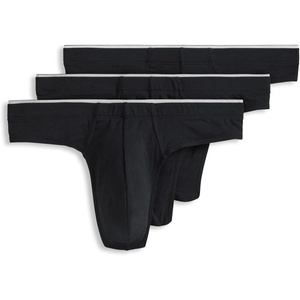 image:imageJockey Mens Underwear True Style Thong  3 PackBlack