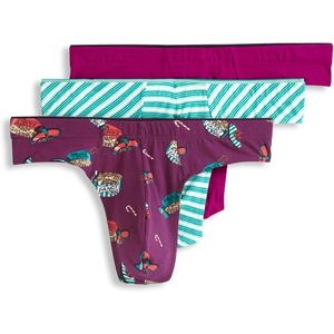 image:imageJockey Mens Underwear True Style Thong  3 PackCandy Royale