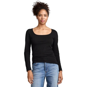 image:imageJockey Womens Activewear Organic Cotton Stretch Long Sleeve TopBlack