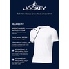 image:imageJockey Tall Man Classic Crew Neck Undershirt 2 Pack  100 Cotton TShirts for MenDiamond White