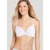 image:imageJockey Womens Bra Smooth amp Sleek Microfiber Demi Coverage Underwire TShirt BraWhite