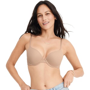 image:imageJockey Womens Bra Smooth amp Sleek Microfiber Demi Coverage Underwire TShirt BraLight