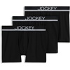 image:imageJockey Mens Underwear True Style 4 Trunk  3 PackBlack