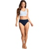 image:imageJockey Womens Underwear Seamfree HiCutBlue Jacquard