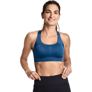 image:imageJockey Womens Bra Contour Hold Mid Impact Racerback Sports BraIron Blue