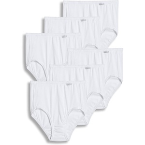 image:imageJockey Womens Underwear Plus Size 100 Cotton Elance Brief  6 PackWhite