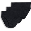 image:imageJockey Womens Underwear 100 Cotton Elance Breathe French Cut  3 PackBlack