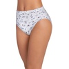 image:imageJockey Womens Underwear 100 Cotton Elance Breathe French Cut  3 PackPink PearlMedieval FloralDeep Sangria