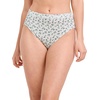 image:imageJockey Womens Underwear 100 Cotton Elance Breathe French Cut  3 PackTeal Flower Mix