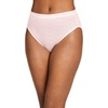 image:imageJockey Womens Underwear 100 Cotton Elance Breathe French Cut  3 PackWhiteSeashell RoseNeutral Rose Horizon