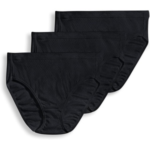 image:imageJockey Womens Underwear 100 Cotton Elance Breathe French Cut  3 PackBlack