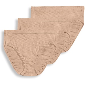 image:imageJockey Womens Underwear 100 Cotton Elance Breathe French Cut  3 PackLight