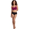 image:imageJockey Womens Bra Seamfree Back Smoothing Cami Strap BraletteBerry Frost
