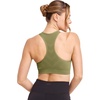 image:imageJockey Womens Bra Seamfree Mid Impact Zip Front Sports BraMarsh