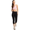 image:imageJockey Womens Bra Seamfree Mid Impact Zip Front Sports BraPink Shadow