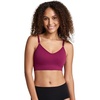 image:imageJockey Womens Bra Seamfree Back Smoothing Cami Strap BraletteBerry Frost
