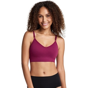 image:imageJockey Womens Bra Seamfree Back Smoothing Cami Strap BraletteBerry Frost