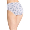 image:imageJockey Womens Underwear 100 Cotton Elance Breathe Hipster  3 PackBlue StardustStardust Tropic BouquetMarina Blue