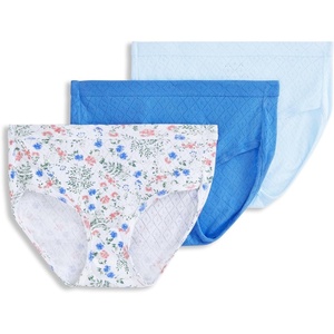image:imageJockey Womens Underwear 100 Cotton Elance Breathe Hipster  3 PackGarden Ferns