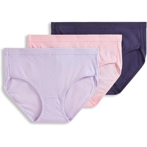 image:imageJockey Womens Underwear 100 Cotton Elance Breathe Hipster  3 PackPurple Dream