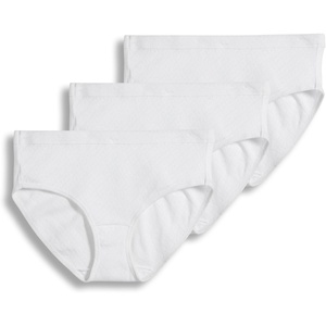 image:imageJockey Womens Underwear 100 Cotton Elance Breathe Hipster  3 PackWhite