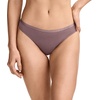 image:imageJockey Womens Underwear Organic Cotton Stretch Logo Thong  3 PackTwilight Haze