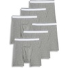 image:imageJockey Mens Underwear Pouch 5 Boxer Brief  6 PackGrey Heather
