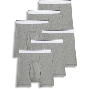 image:imageJockey Mens Underwear Pouch 5 Boxer Brief  6 PackGrey Heather