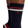 image:imageJockey Mens Socks Mens Everyday Cotton Blend Crew Sock1876 Red Blue