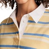 image:imageJockey Womens Activewear 1876 Collection Cropped Rugby Polo1876 Campfire