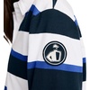 image:imageJockey Womens Activewear 1876 Collection Cropped Rugby Polo1876 Lake Blue