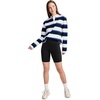 image:imageJockey Womens Activewear 1876 Collection Cropped Rugby Polo1876 Lake Blue