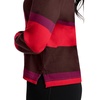 image:imageJockey Womens Activewear 1876 Collection Cropped Rugby Polo1876 Red Stripe