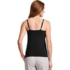 image:imageJockey Womens Activewear Cotton Stretch Cami with Builtin BraBlack