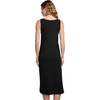 image:imageJockey Womens Activewear Cotton Stretch Tank Dress with Builtin BraBlack
