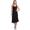 image:imageJockey Womens Activewear Cotton Stretch Tank Dress with Builtin BraBlack