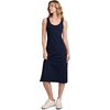 image:imageJockey Womens Activewear Cotton Stretch Tank Dress with Builtin BraBlue Heather