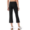 image:imageJockey Womens Cotton Stretch Slim Flare CapriBlack