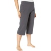 image:imageJockey Womens Cotton Stretch Slim Flare CapriCharcoal