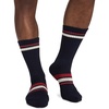 image:imageJockey Mens Socks Mens Everyday Cotton Blend Crew Sock1876 Red Blue