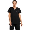 image:imageJockey Unisex Scrubs Unisex Scrub TopBlack