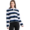image:imageJockey Womens Activewear 1876 Collection Cropped Rugby Polo1876 Lake Blue