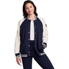 image:imageJockey Womens Activewear 1876 Collection Varsity Jacket1876 Navy Blue