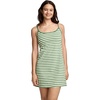 image:imageJockey Womens Activewear Cotton Stretch Cami Dress with Builtin BraGreen Stripe